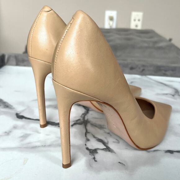 SCHUTZ Lou Light Beige High Stiletto Pumps Size 9.5 - Picture 4 of 9